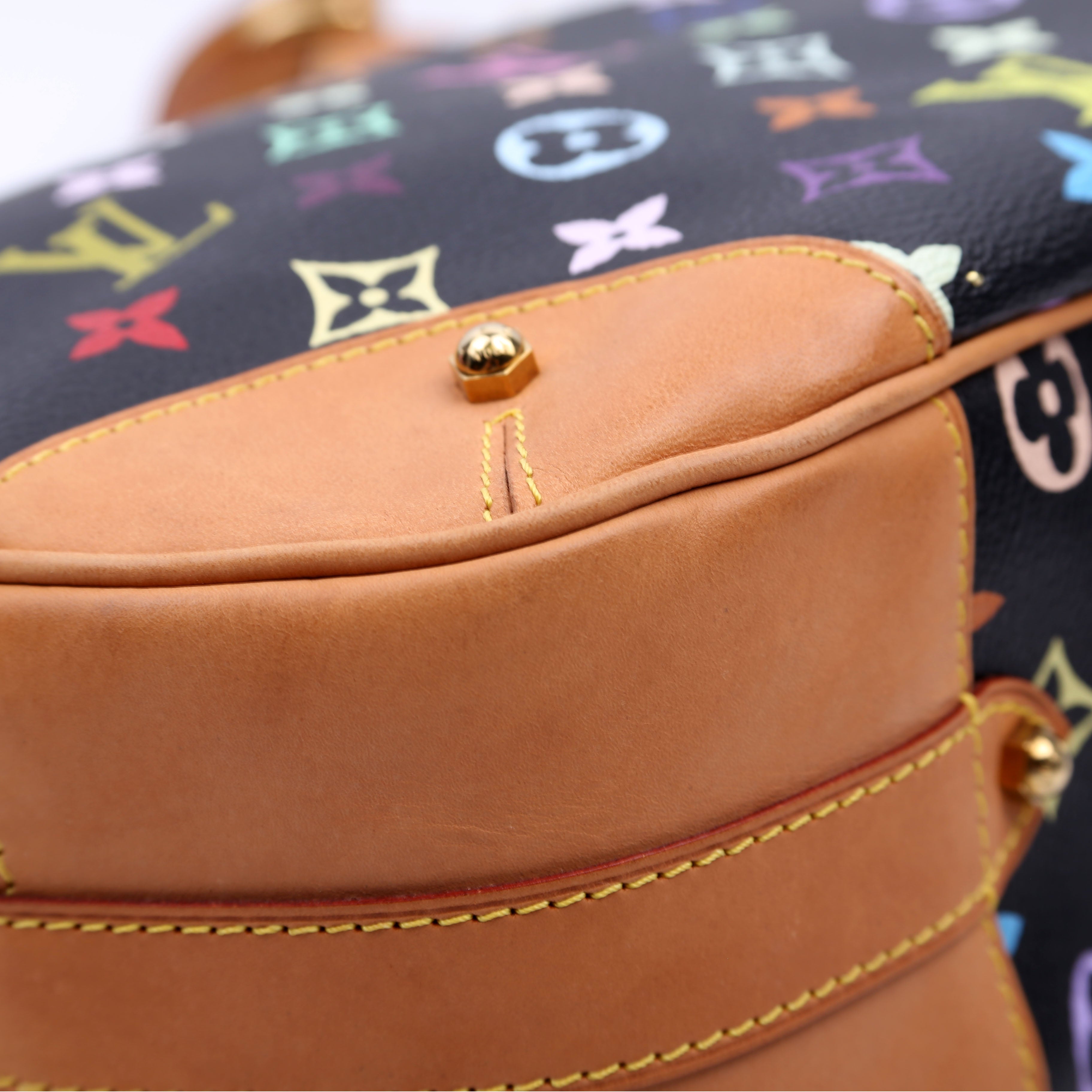 Greta Multicolor Monogram Black