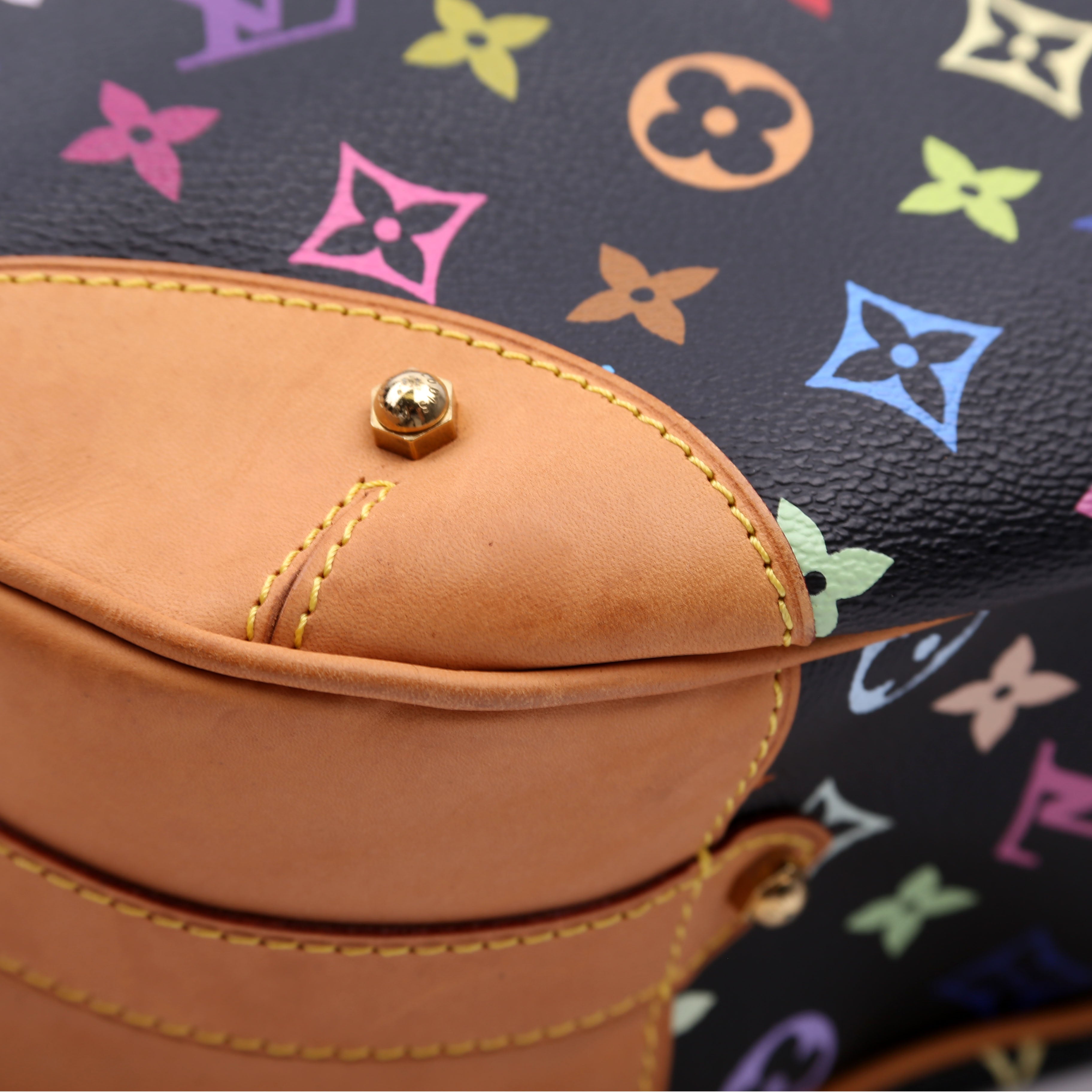 Greta Multicolor Monogram Black