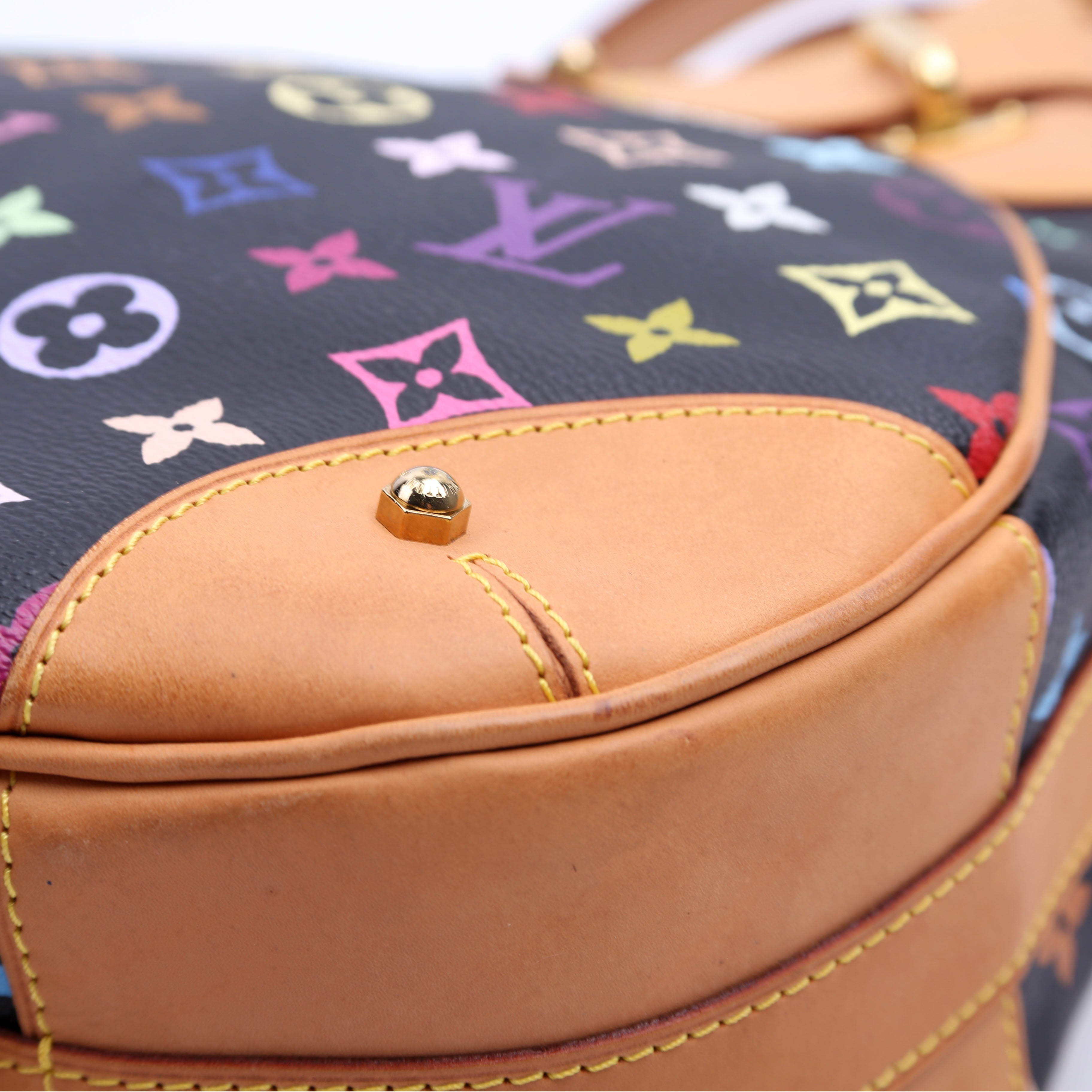 Greta Multicolor Monogram Black