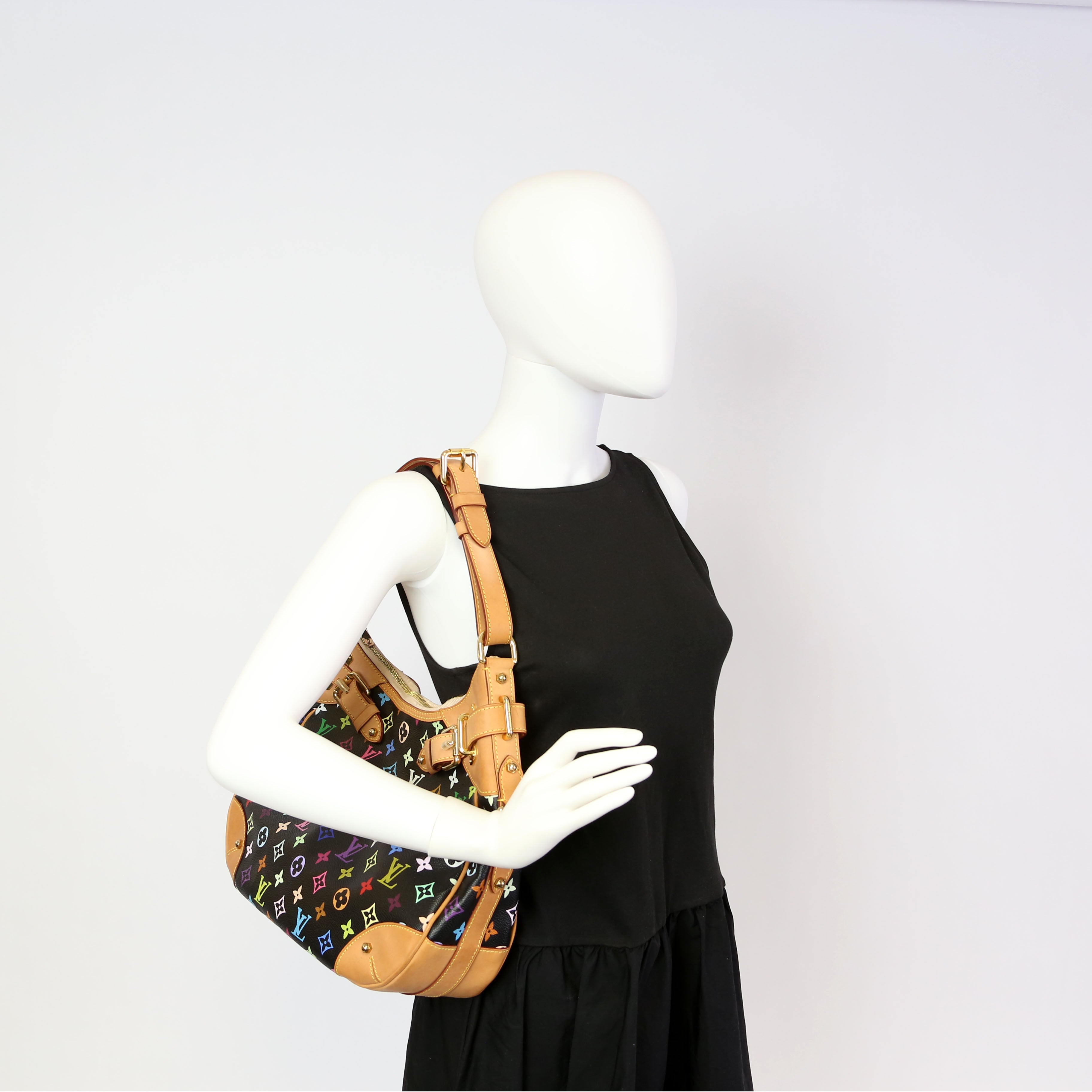 Greta Multicolor Monogram Black