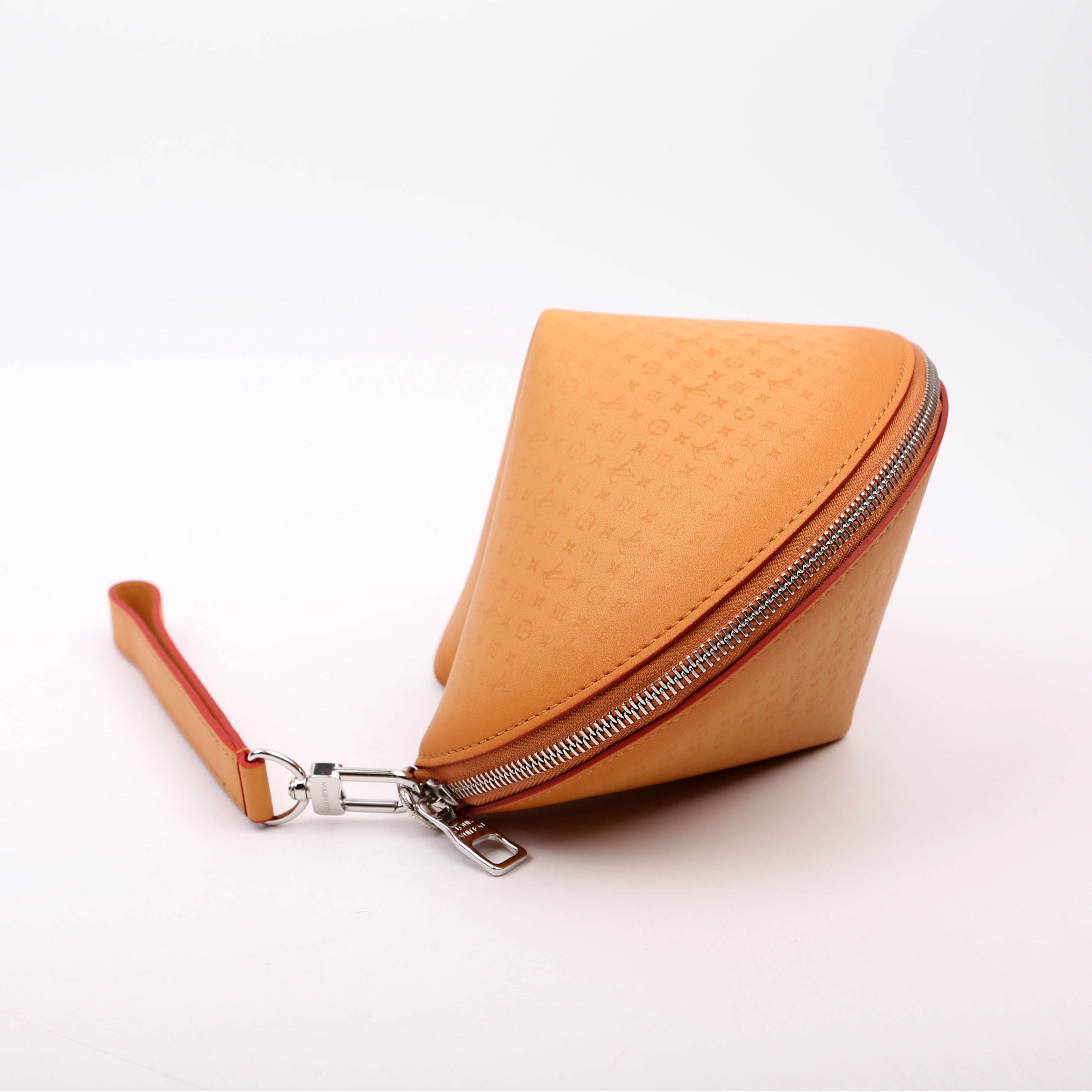 Fortune Cookie Zip Pouch Monogram Calfskin