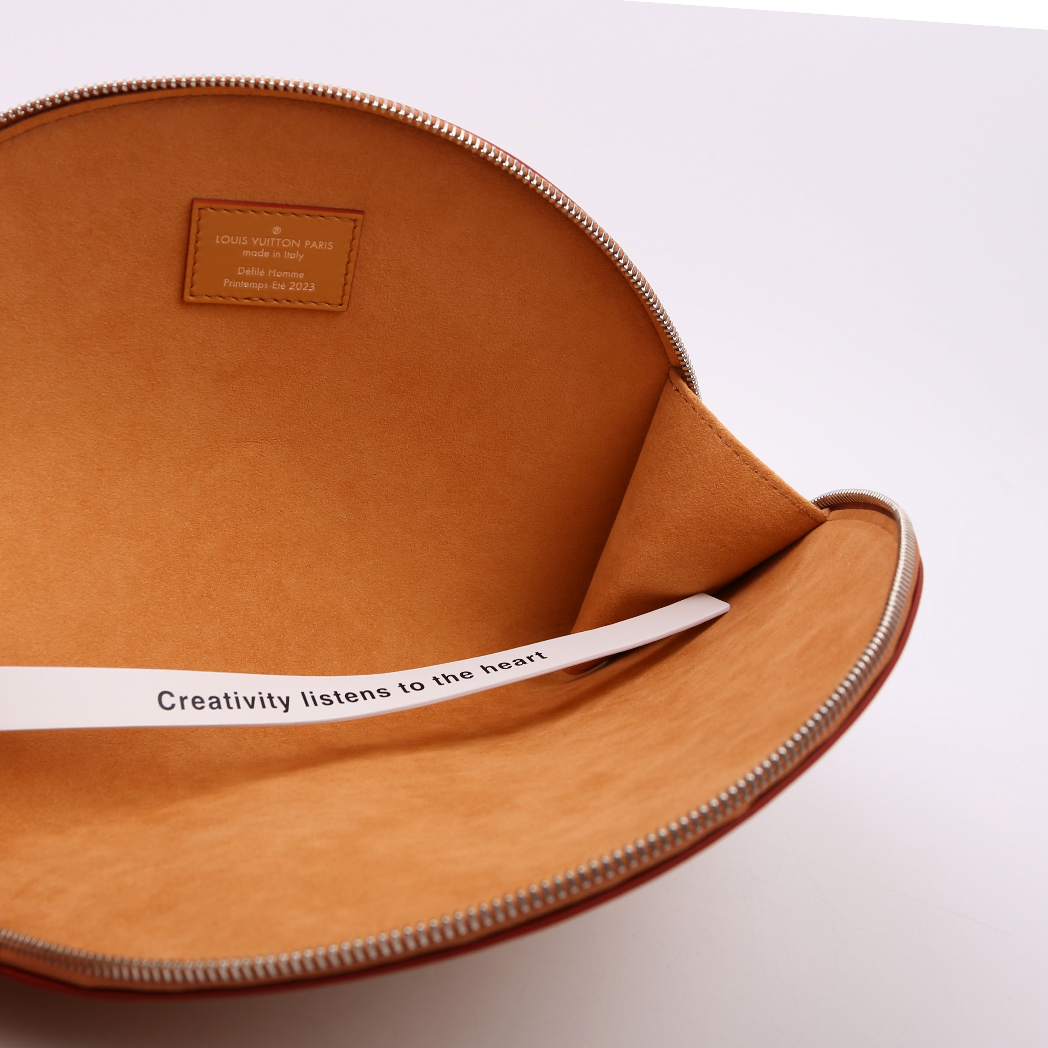 Fortune Cookie Zip Pouch Monogram Calfskin