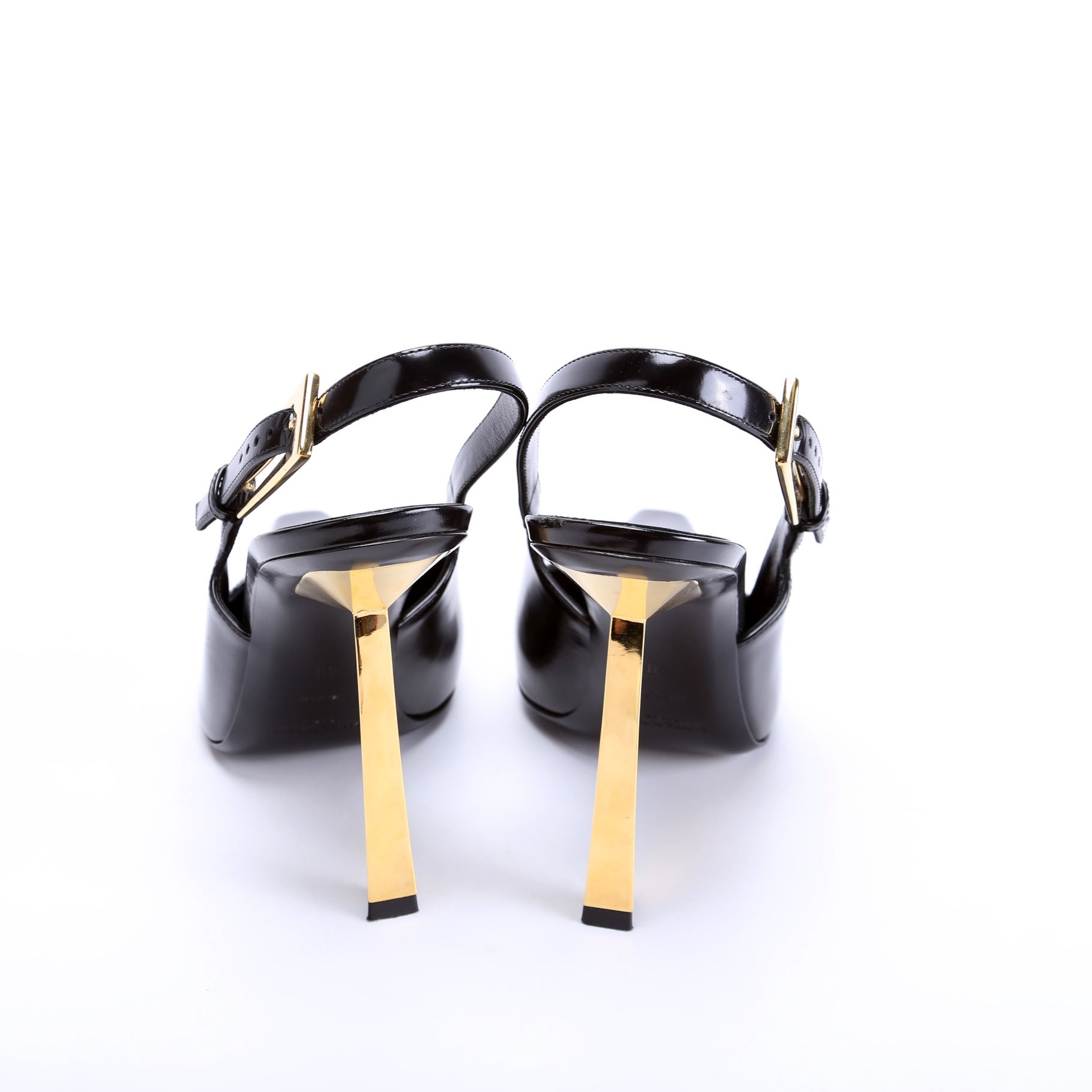 Lee Slingback Pumps Size 40 Black/Gold