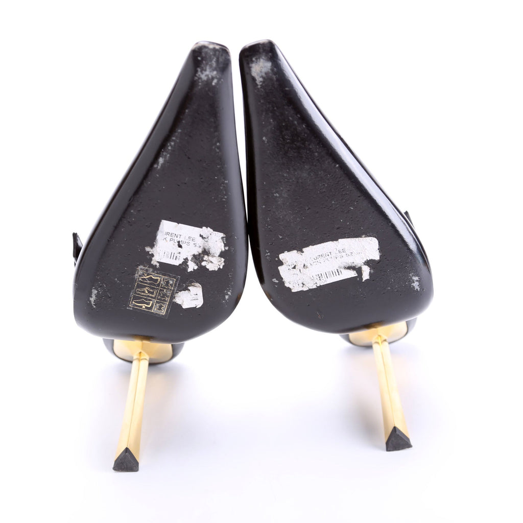 Lee Slingback Pumps Size 40 Black/Gold