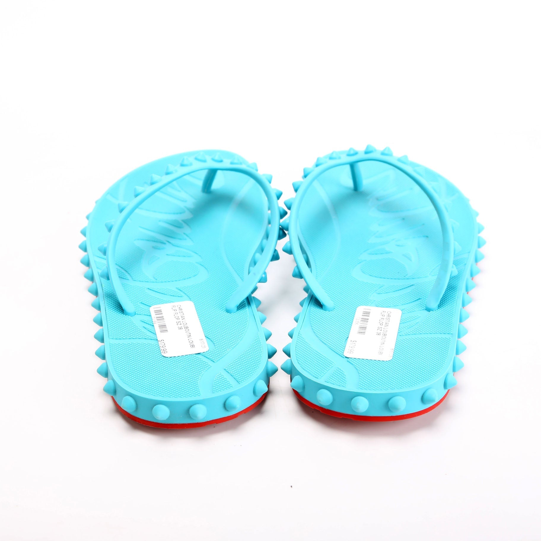 Loubi Flip Flop Size 38 Teal
