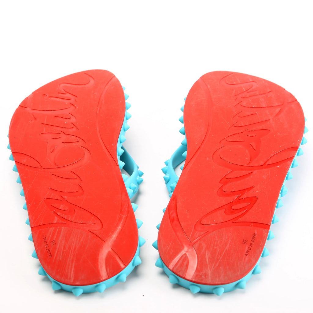Loubi Flip Flop Size 38 Teal