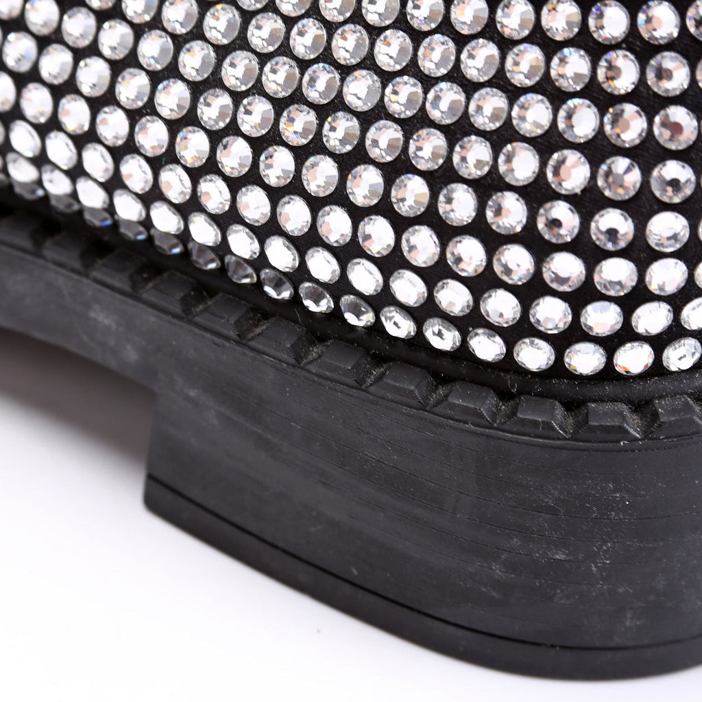 Crystal Logo Loafers Size 37.5