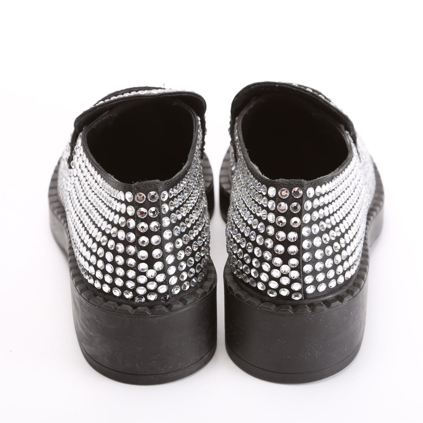 Crystal Logo Loafers Size 37.5