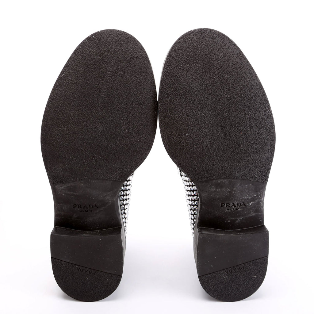 Crystal Logo Loafers Size 37.5