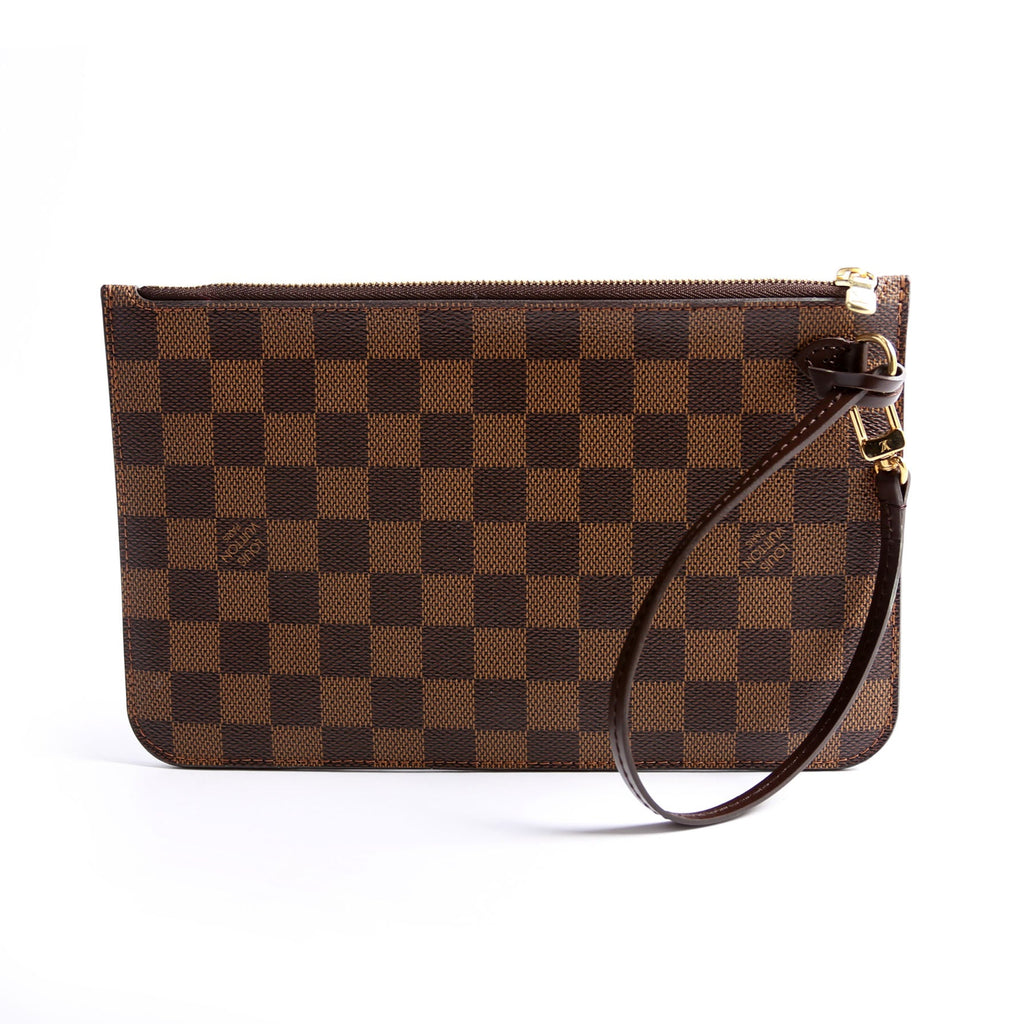 Pochette Only Damier Ebene Neverfull Red