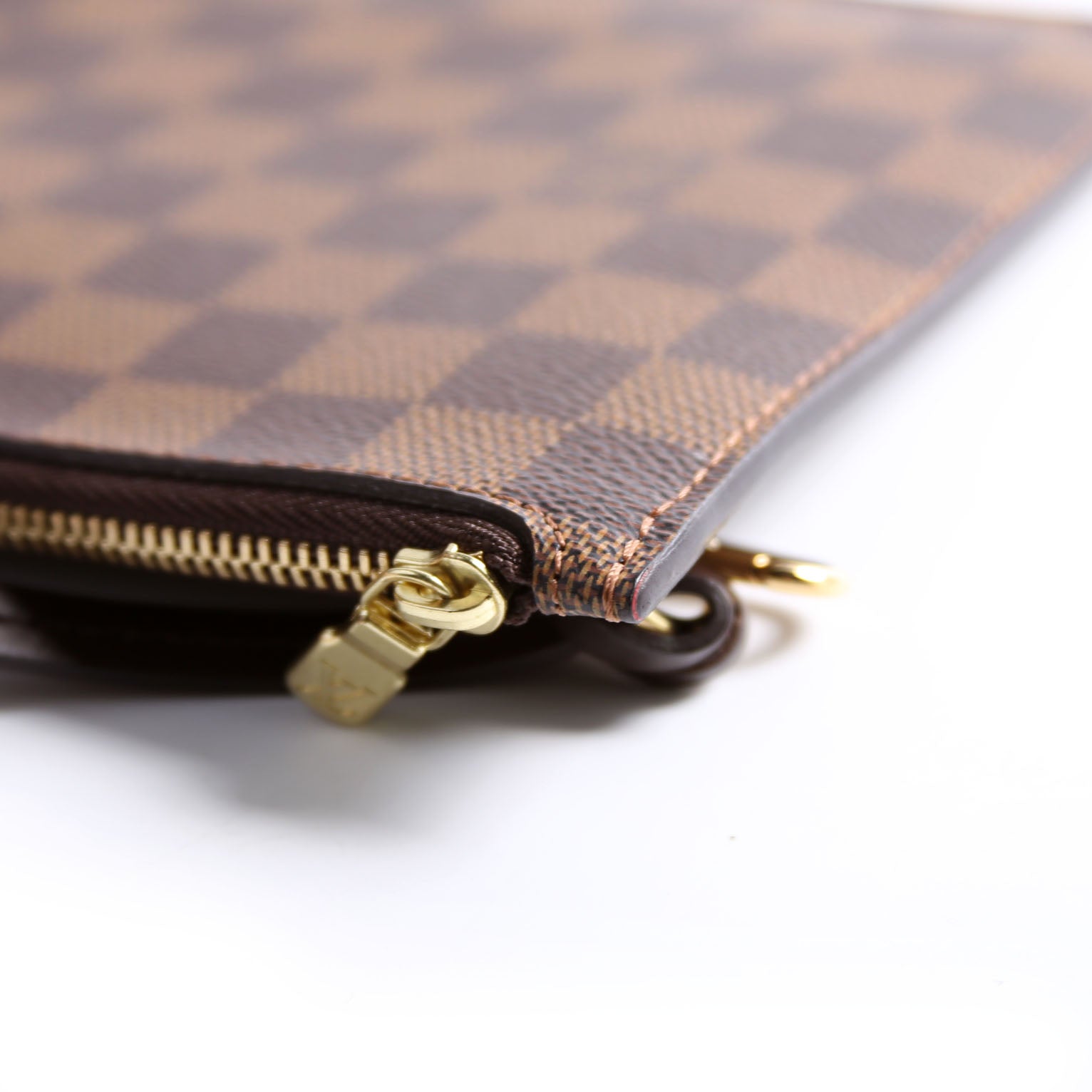Pochette Only Damier Ebene Neverfull Red