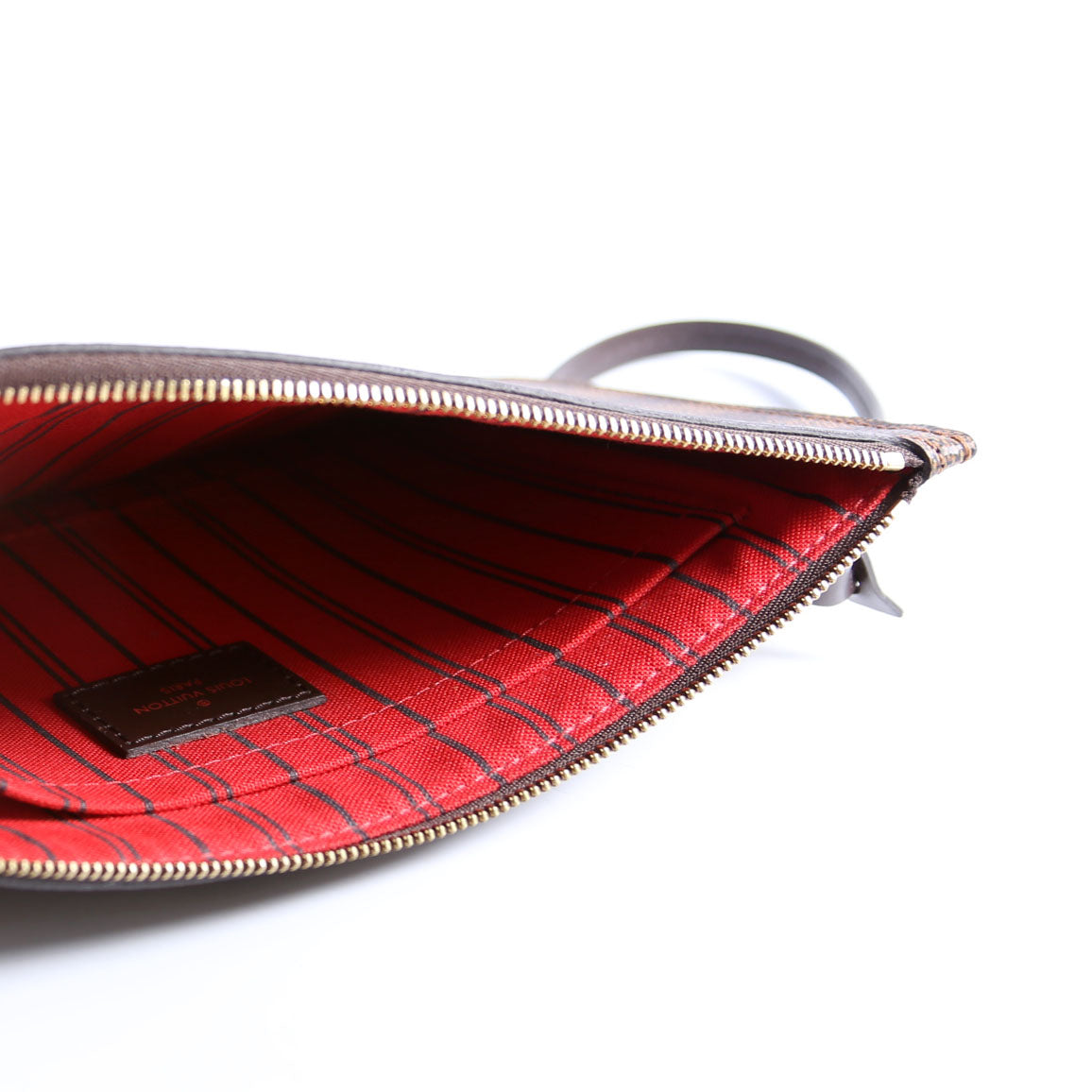 Pochette Only Damier Ebene Neverfull Red