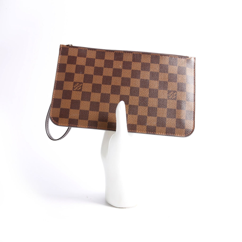 Pochette Only Damier Ebene Neverfull Red