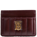 Lola Quilted Card Holder Burgundy