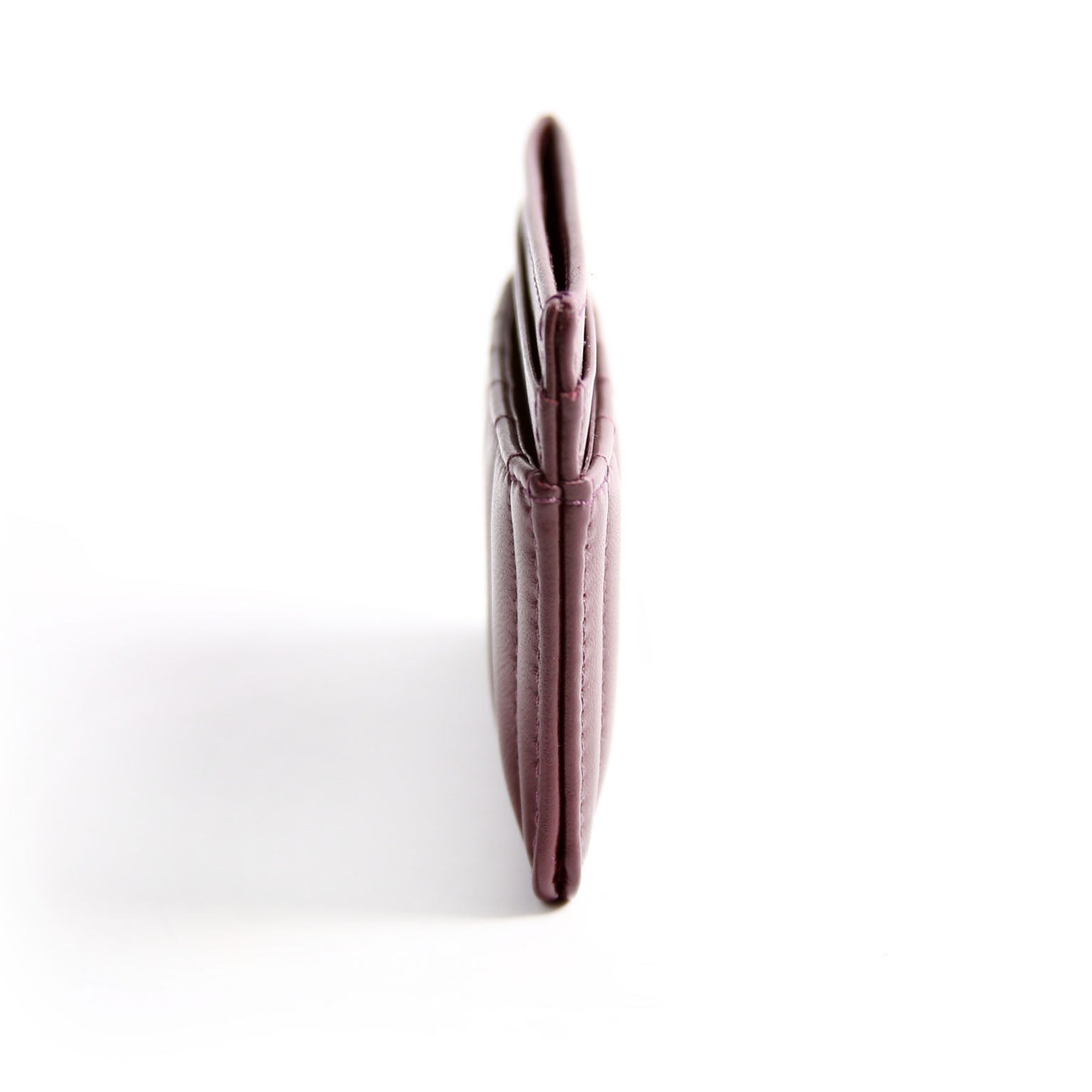 Lola Quilted Card Holder Burgundy