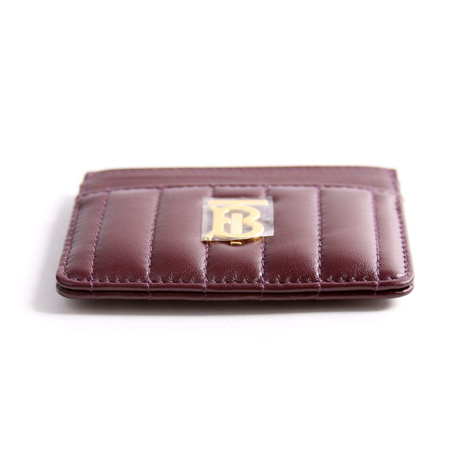 Lola Quilted Card Holder Burgundy