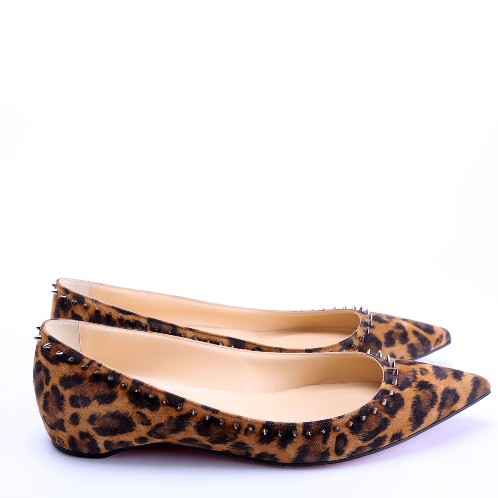 Anjalina Leopard Flats Size 40