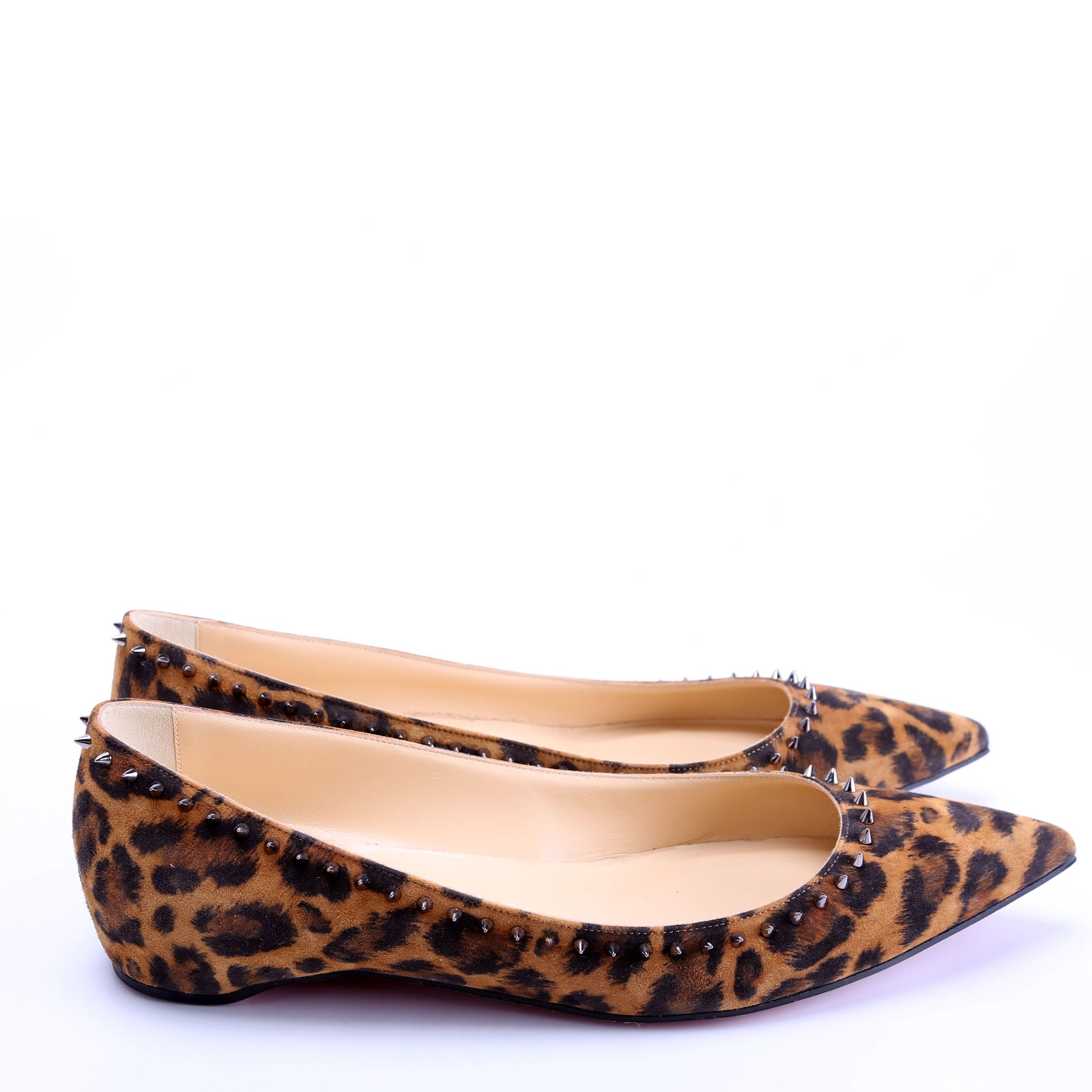 Anjalina Leopard Flats Size 40