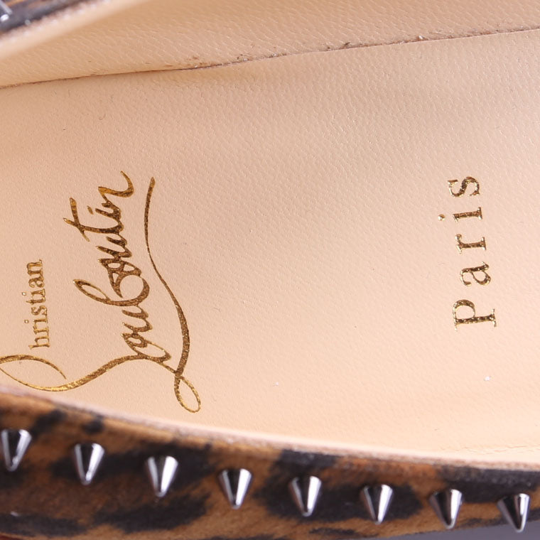 Anjalina Leopard Flats Size 40