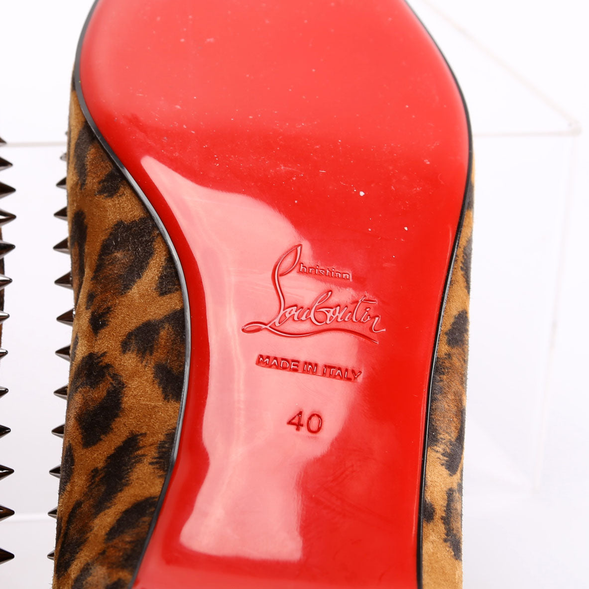 Anjalina Leopard Flats Size 40