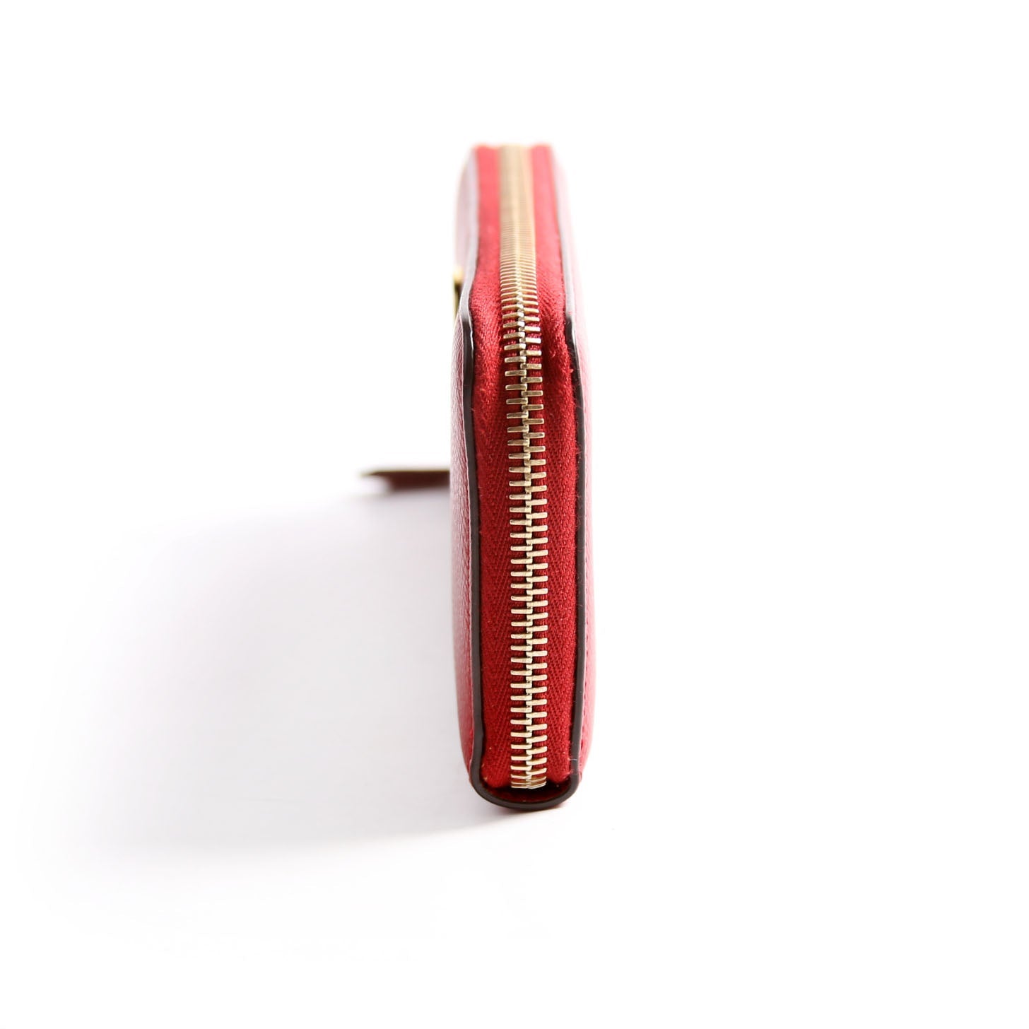 8M0406 F Is Fendi Slim Zip Around Wallet Red