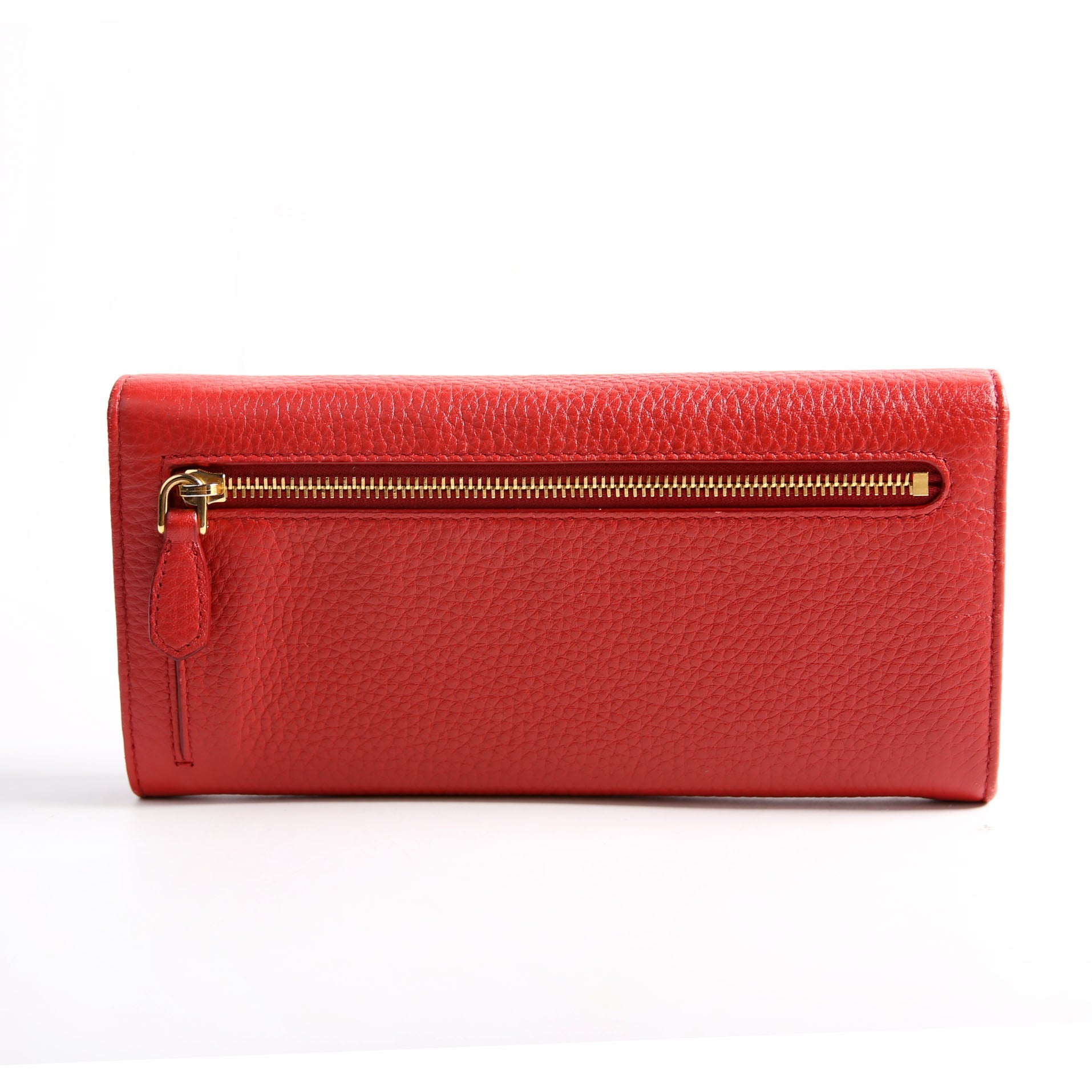 Vitello Daino Chain Wallet 1MH132 Red