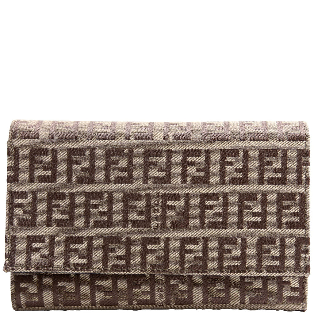 8M0011 Zucchino Compact Trifold Wallet Brown