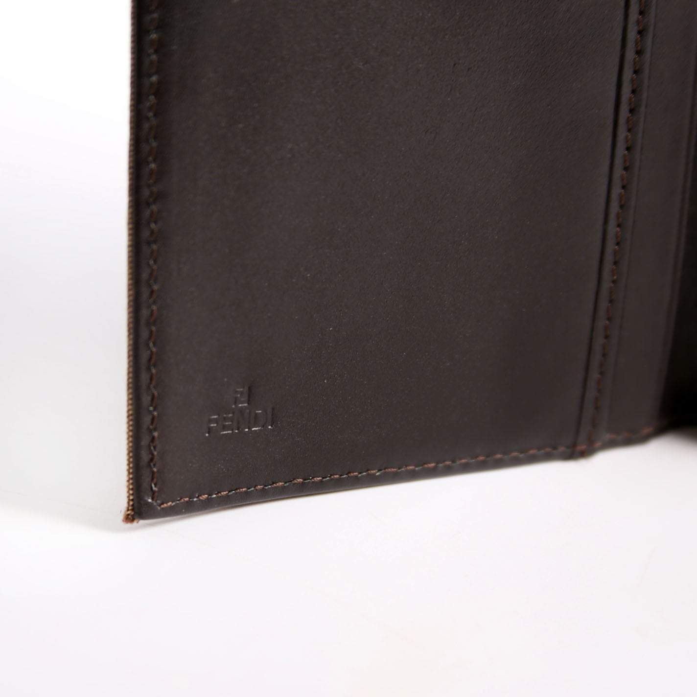8M0011 Zucchino Compact Trifold Wallet Brown