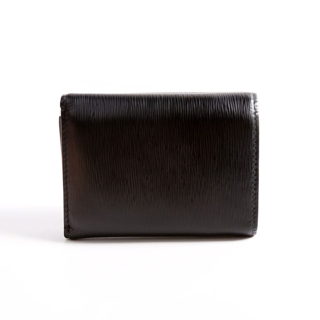 1MH021 Vitello Move Tri-Fold Wallet Black