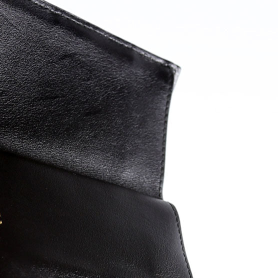 1MH021 Vitello Move Tri-Fold Wallet Black