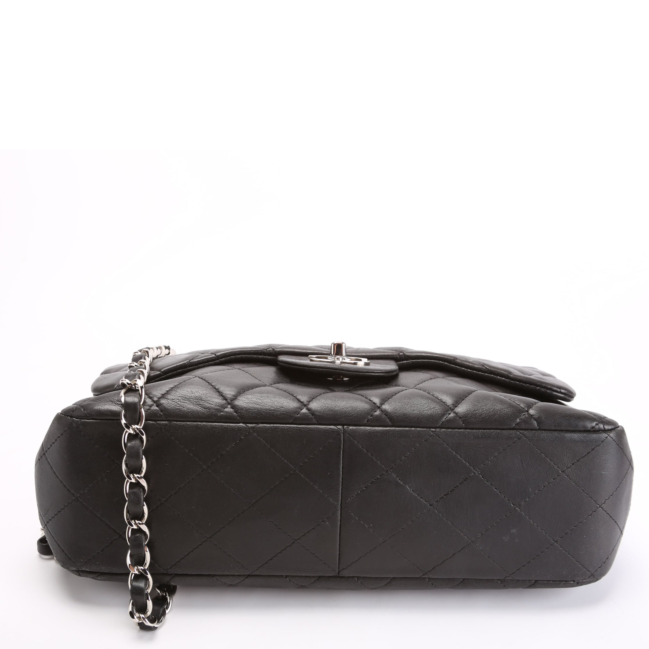 Classic Flap Jumbo Lambskin 10-13M Black