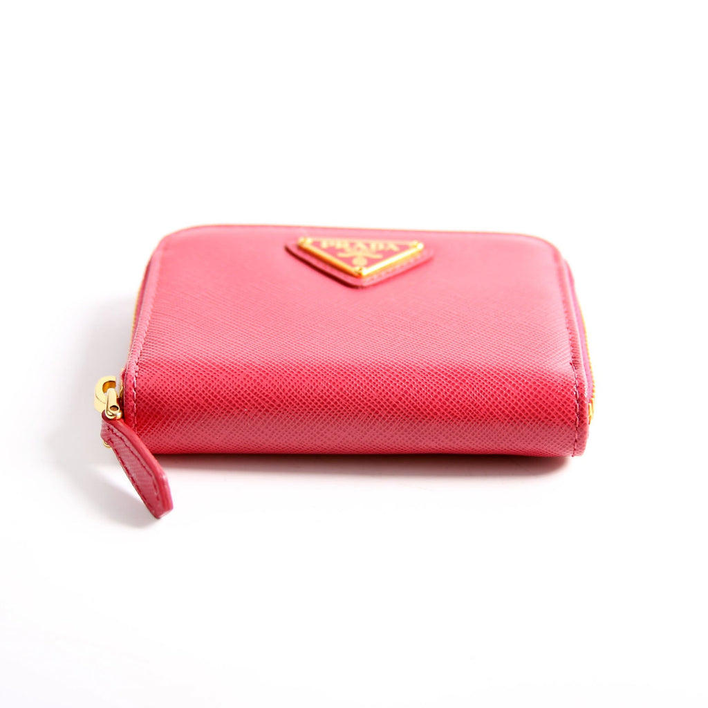 Saffiano Wallet Small 1M0268 Pink