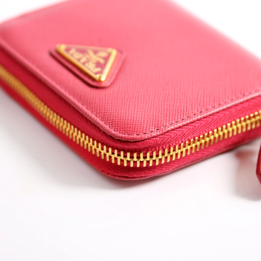Saffiano Wallet Small 1M0268 Pink