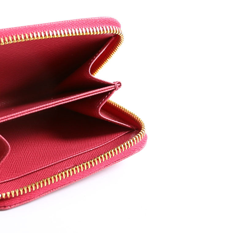 Saffiano Wallet Small 1M0268 Pink