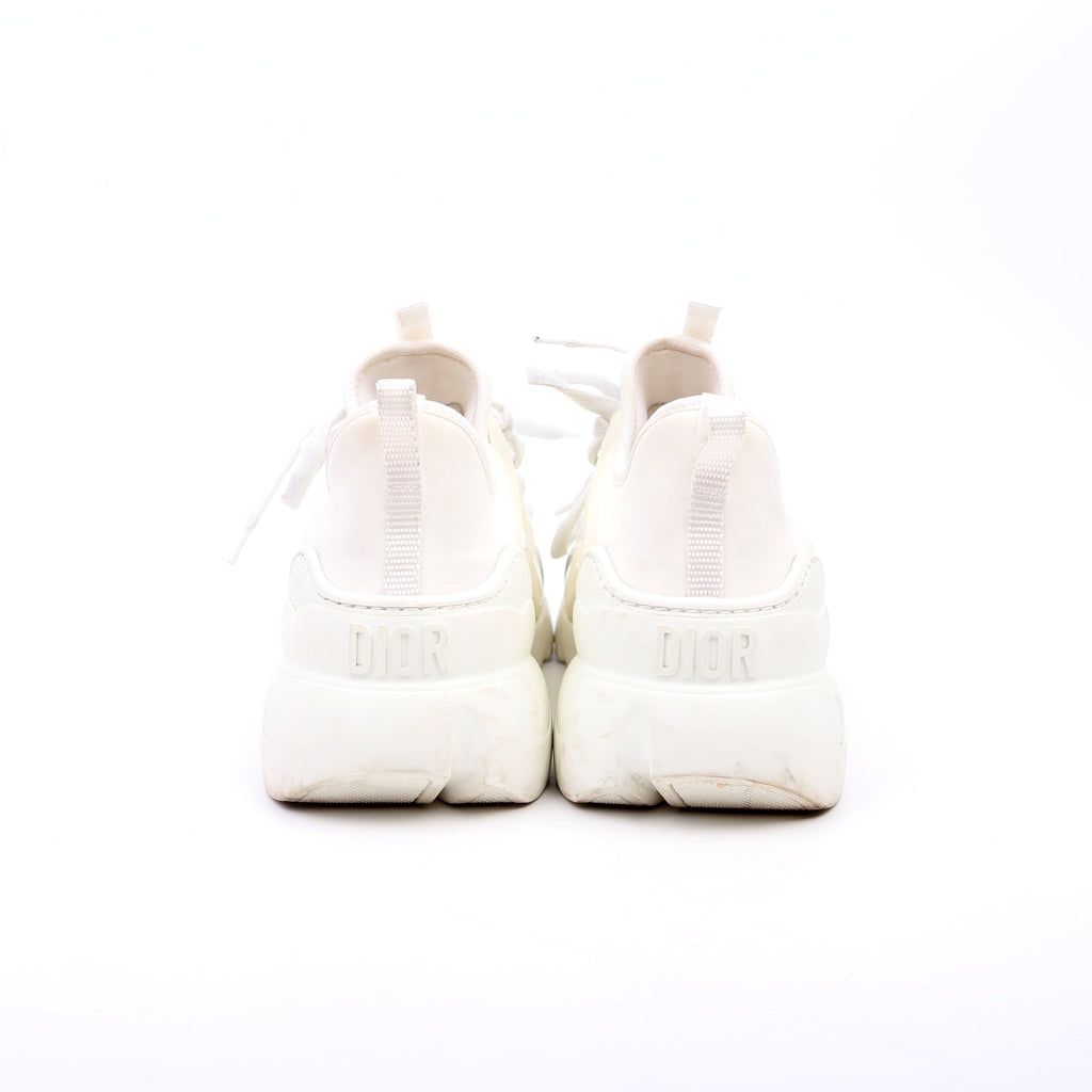 Dior D-Connect Sneakers Size 37.5 White