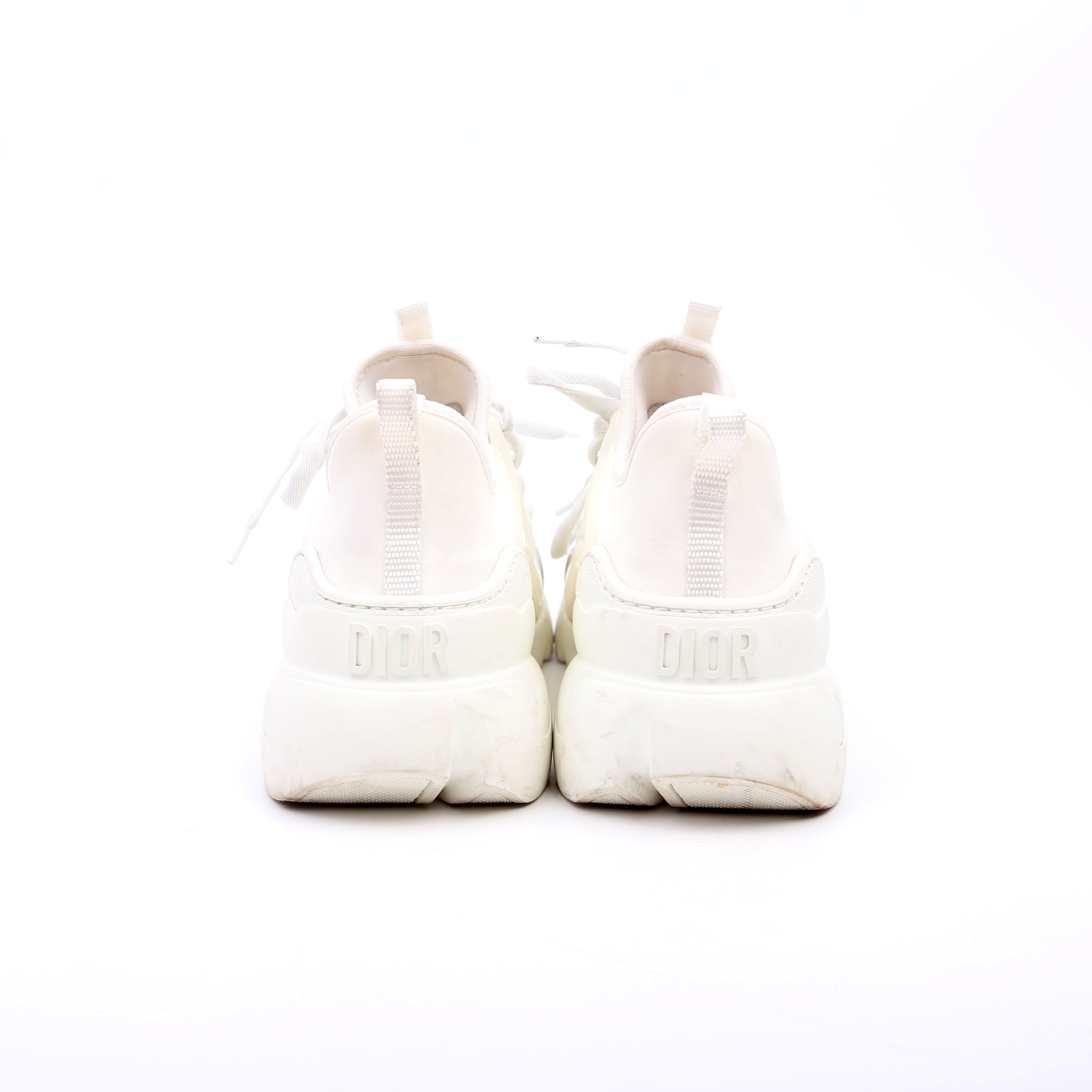 Dior D-Connect Sneakers Size 37.5 White