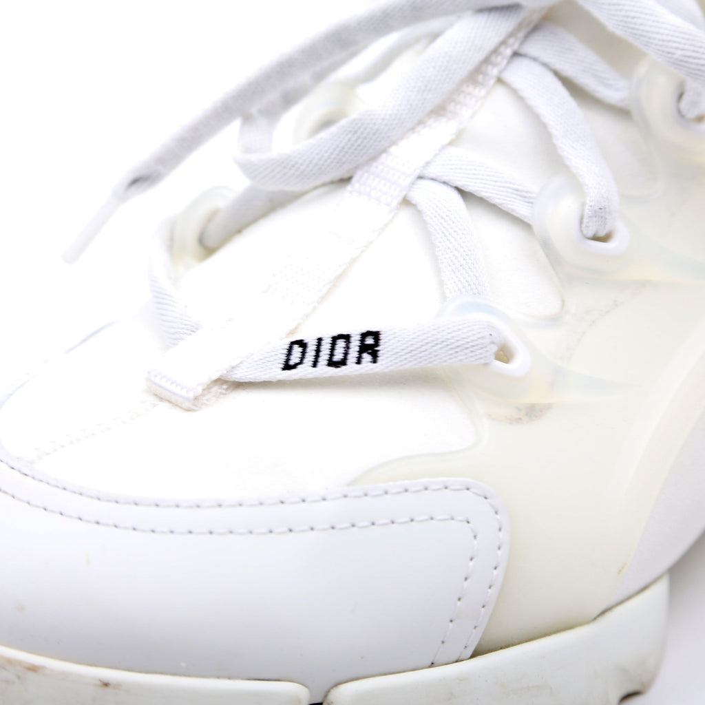 Dior D-Connect Sneakers Size 37.5 White