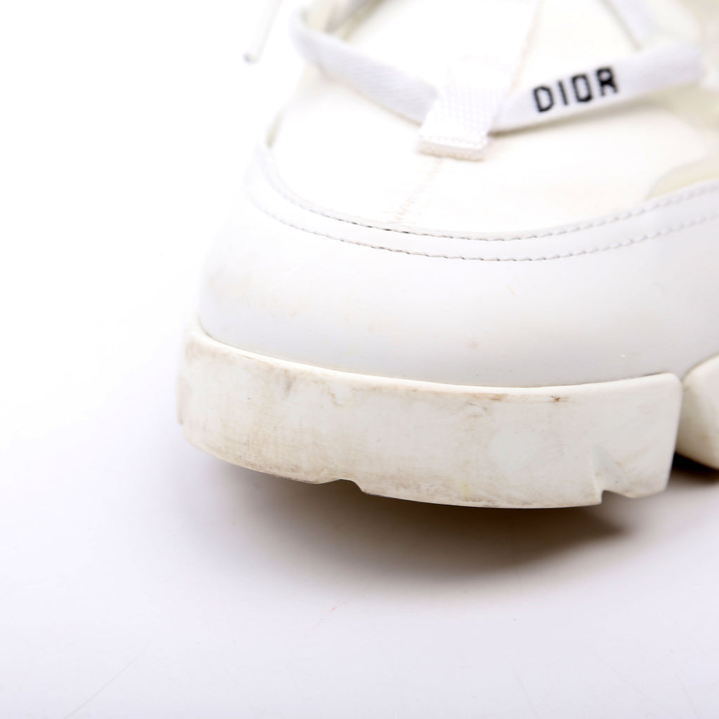 Dior D-Connect Sneakers Size 37.5 White