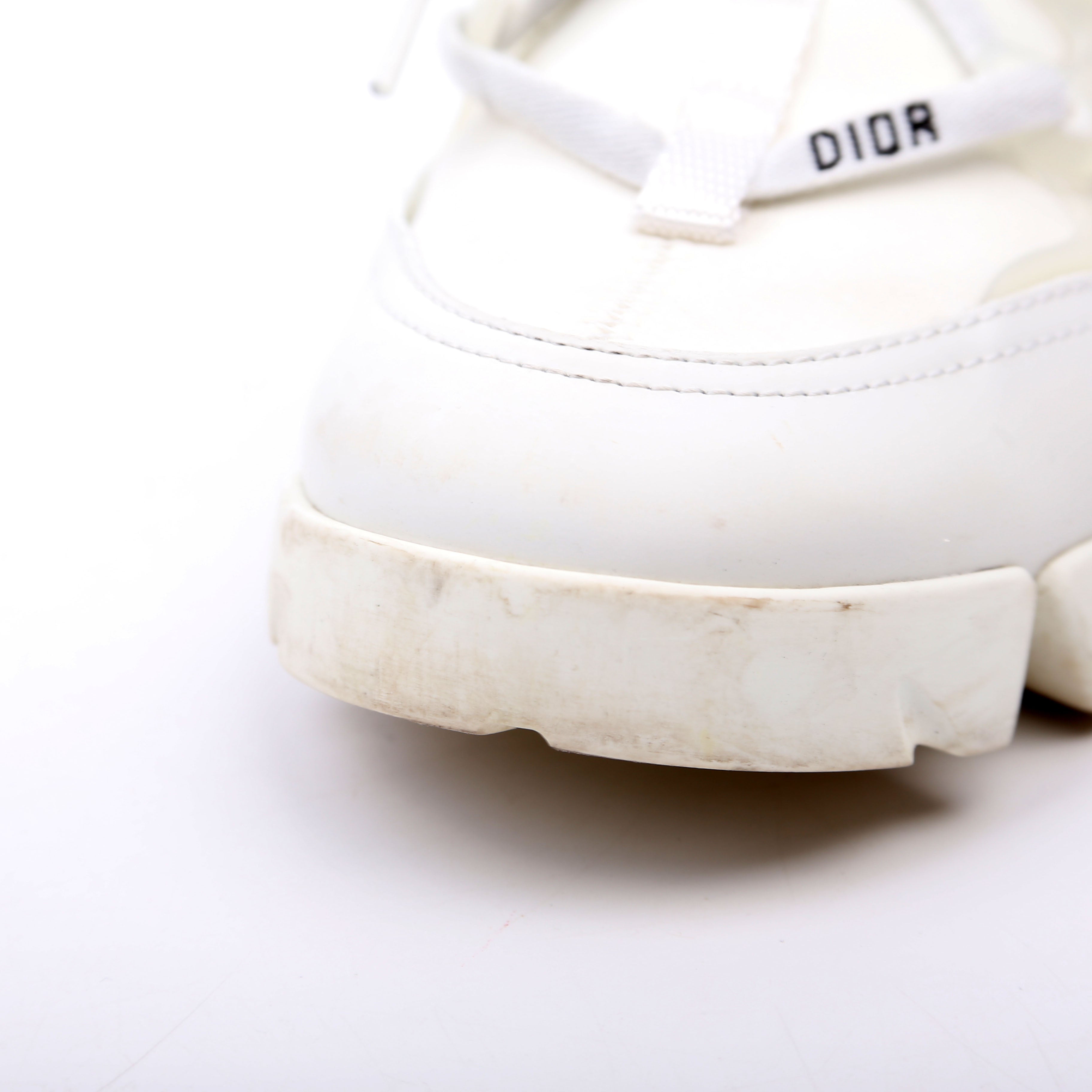 Dior D-Connect Sneakers Size 37.5 White