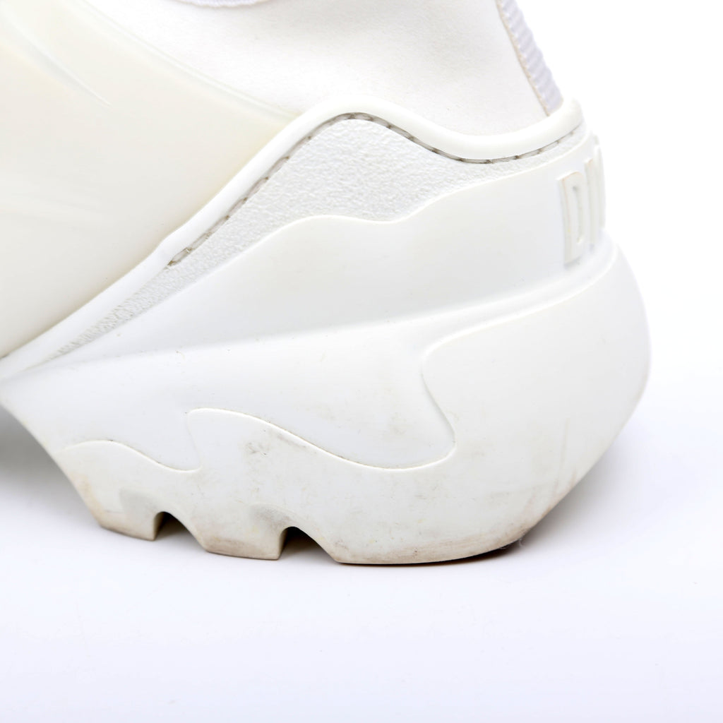 Dior D-Connect Sneakers Size 37.5 White