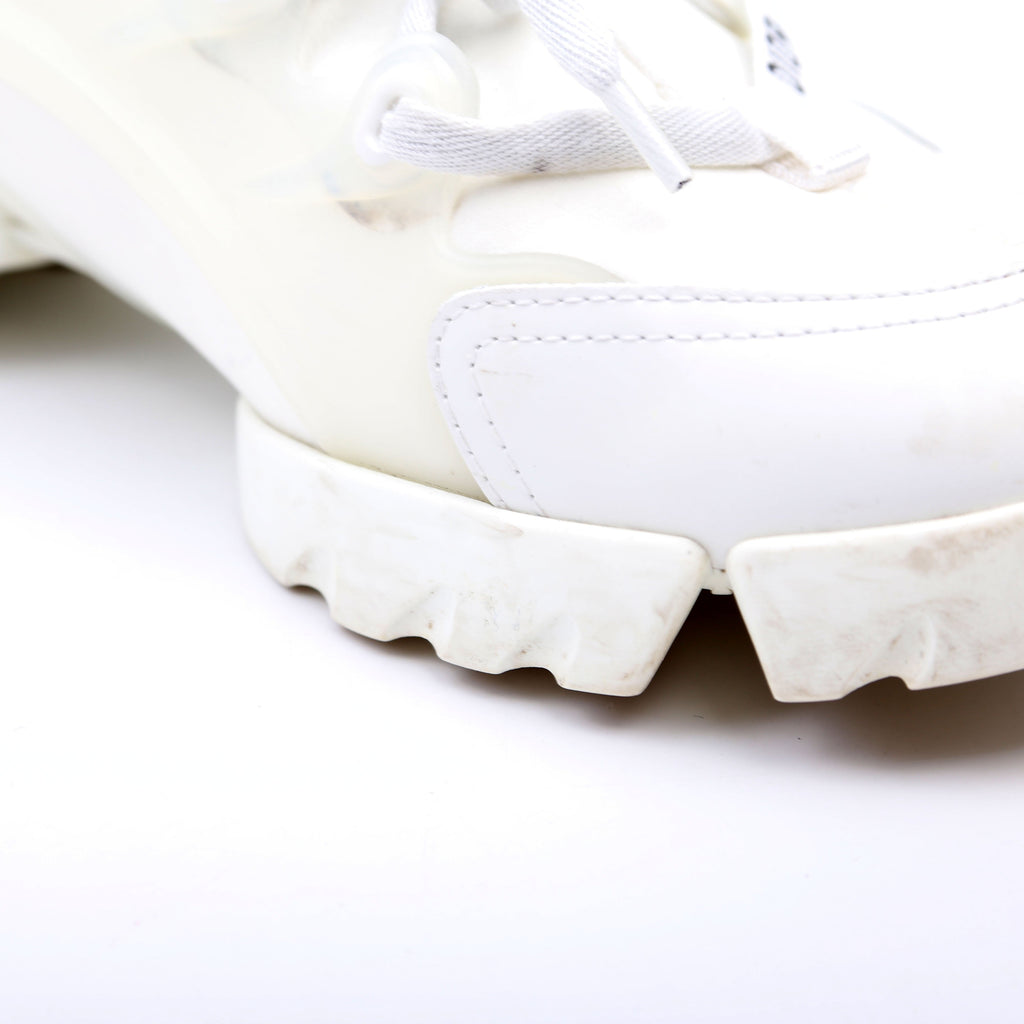 Dior D-Connect Sneakers Size 37.5 White