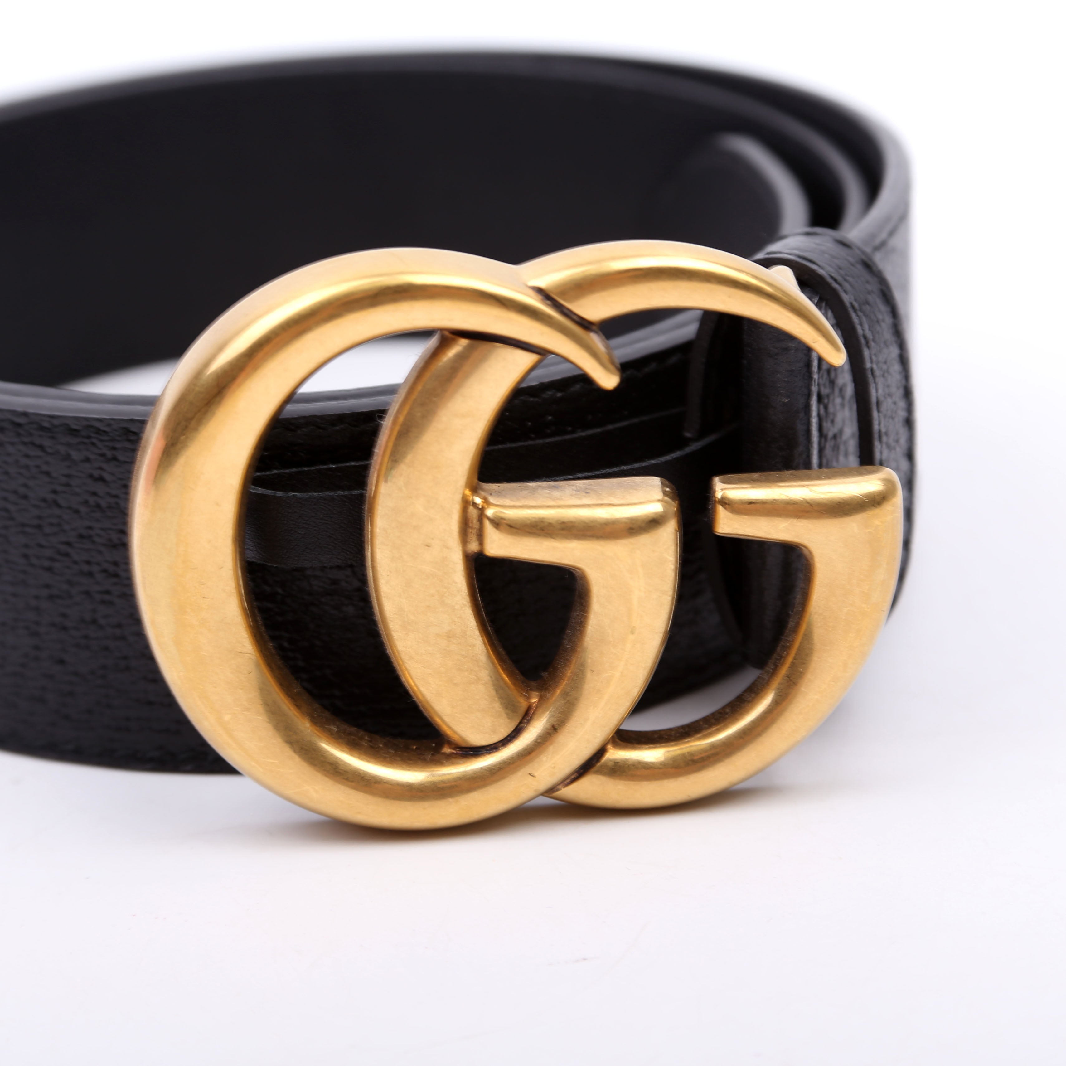 400593 Marmont GG Leather Belt Size 80/32