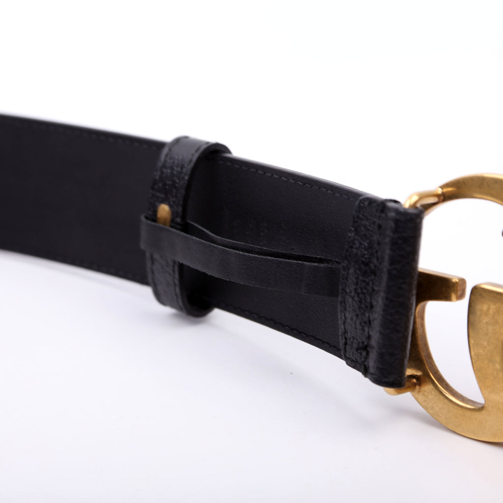 400593 Marmont GG Leather Belt Size 80/32