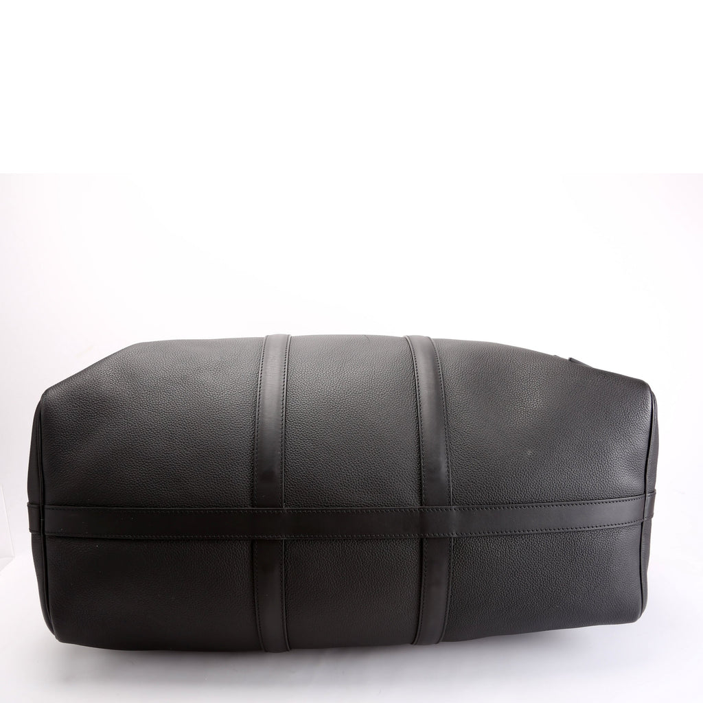 Keepall 50 Bandouliere Aerogram Leather Black