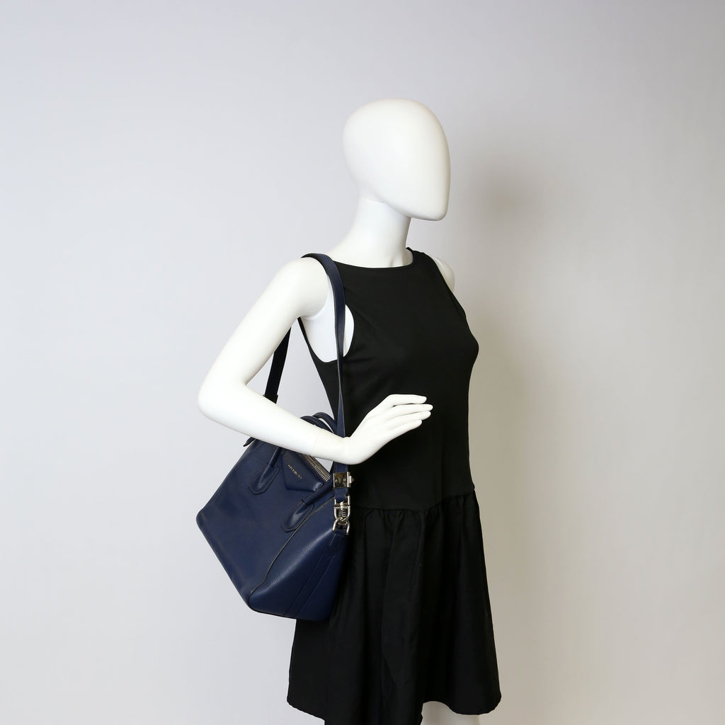 Antigona Satchel Small Blue
