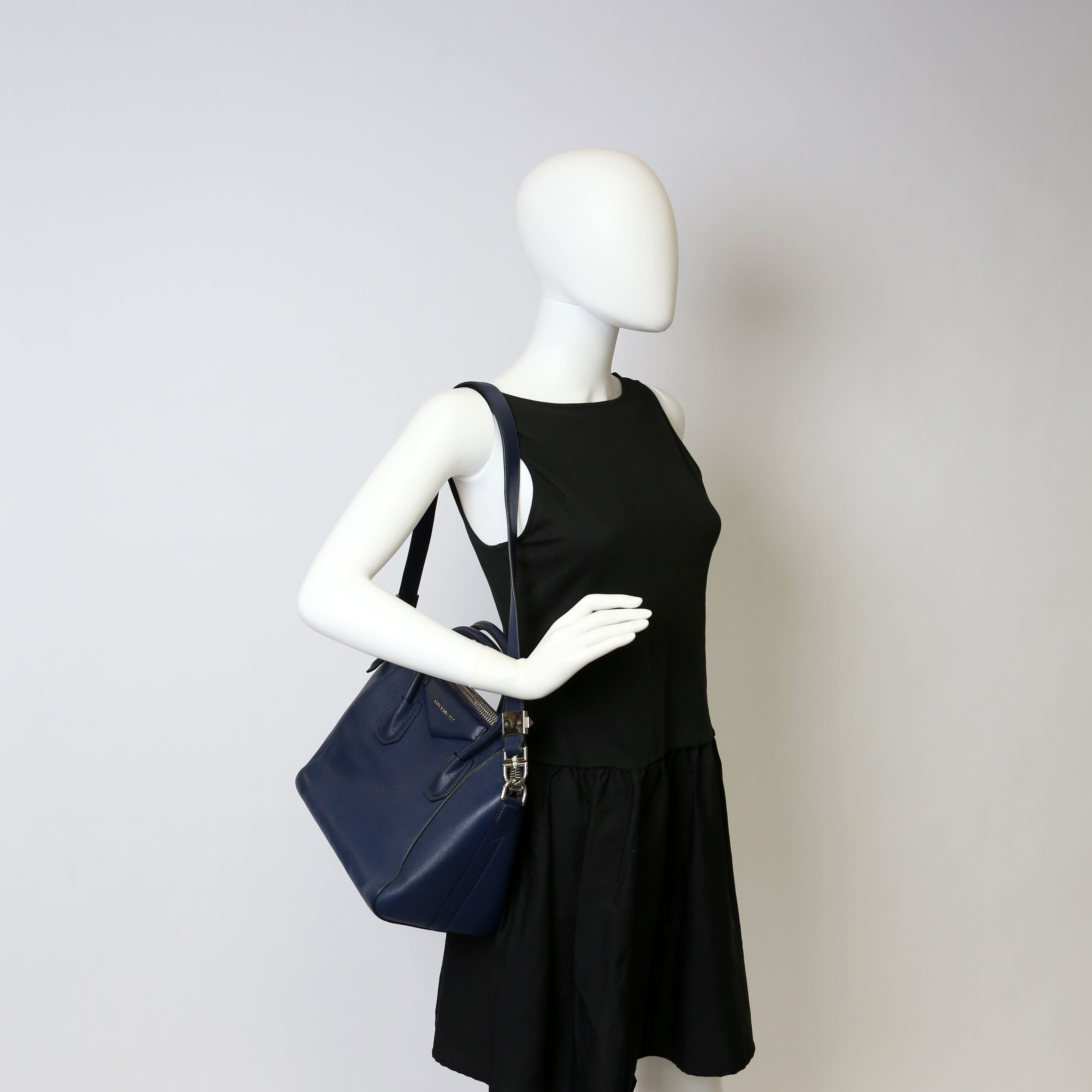 Antigona Satchel Small Blue