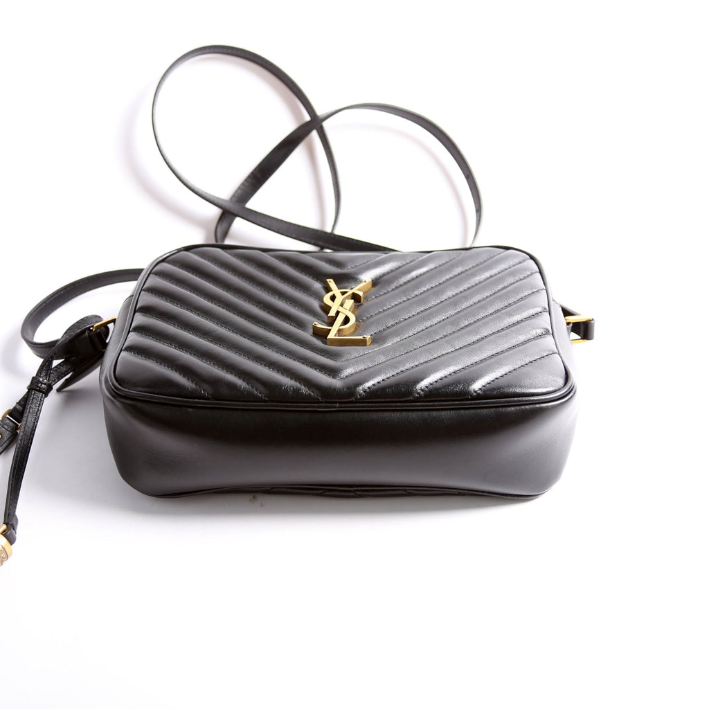 Lou Camera Bag Quilted 574494 Black/Gold