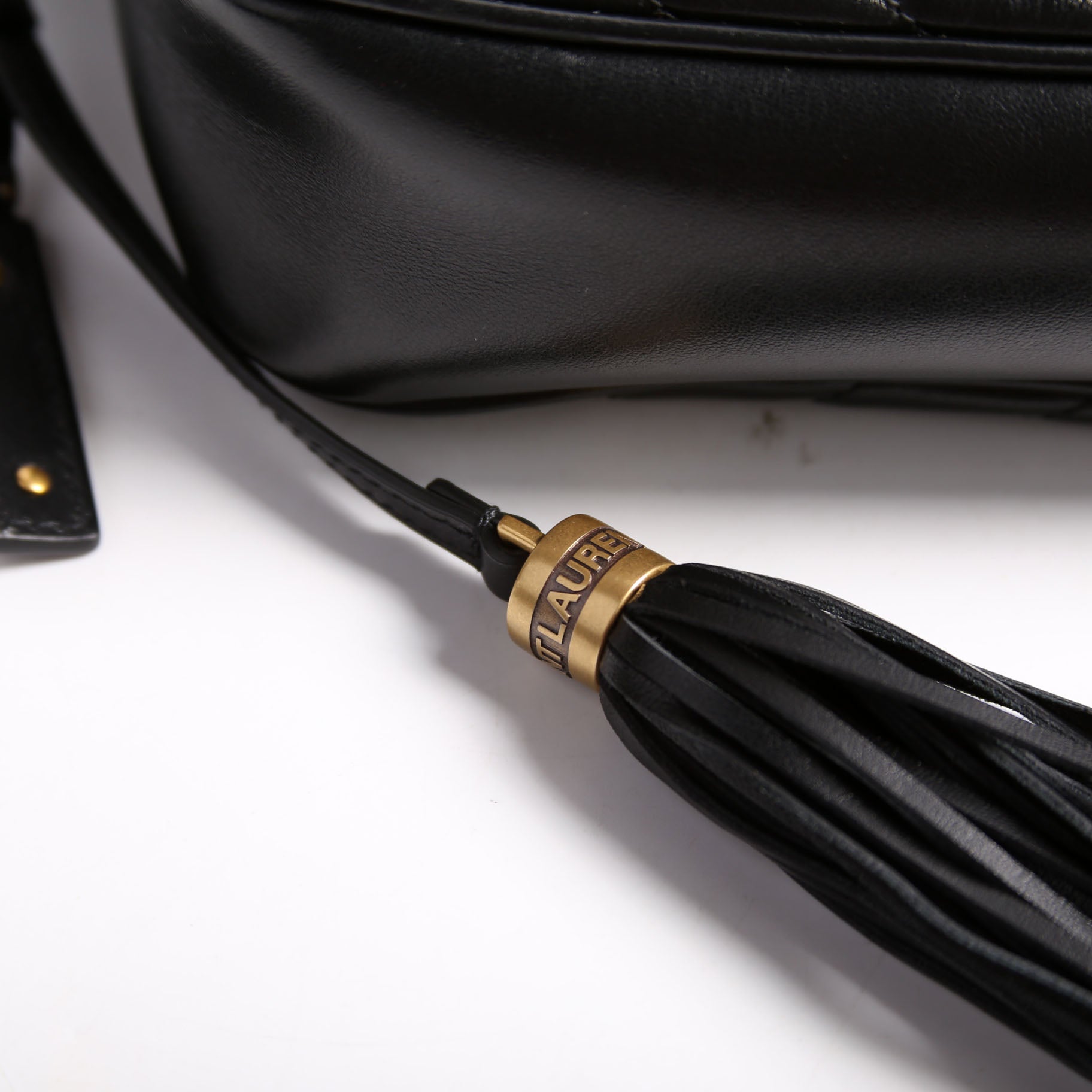 Lou Camera Bag Quilted 574494 Black/Gold