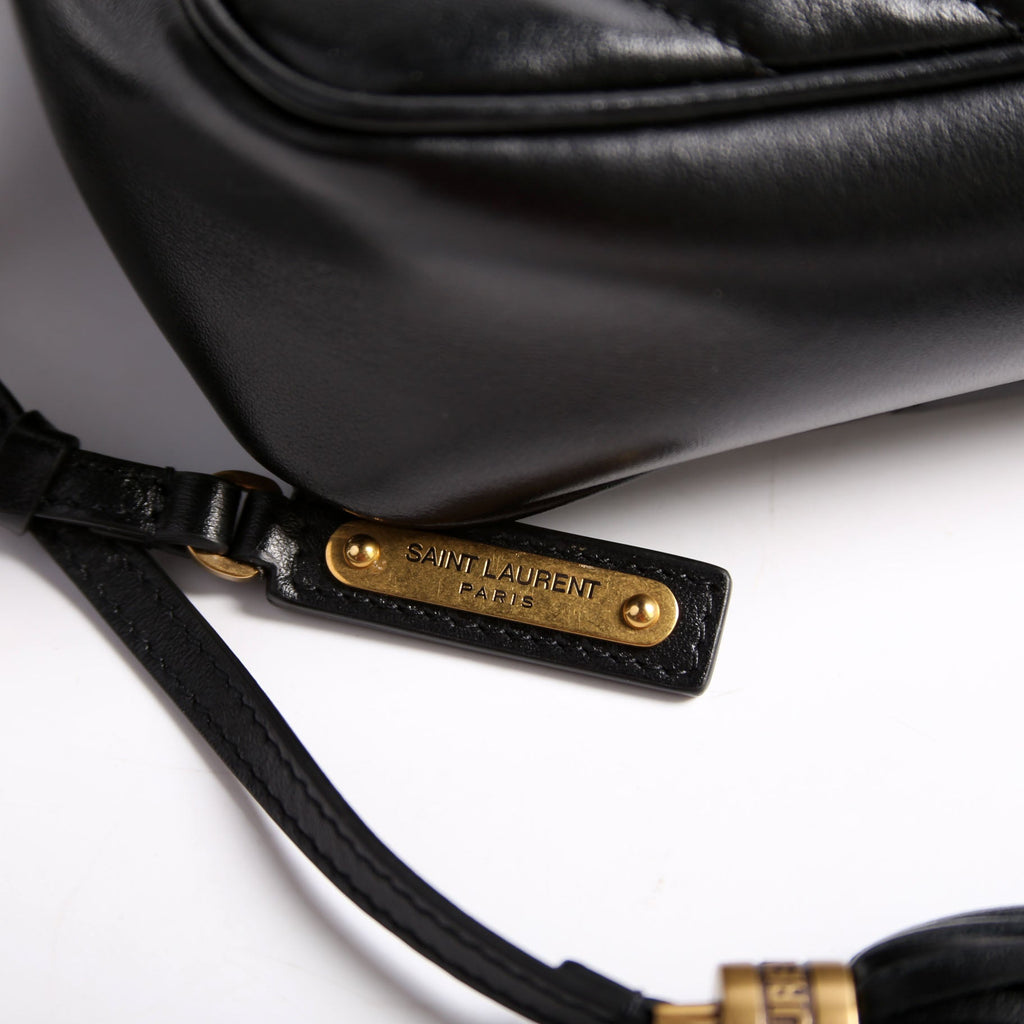 Lou Camera Bag Quilted 574494 Black/Gold