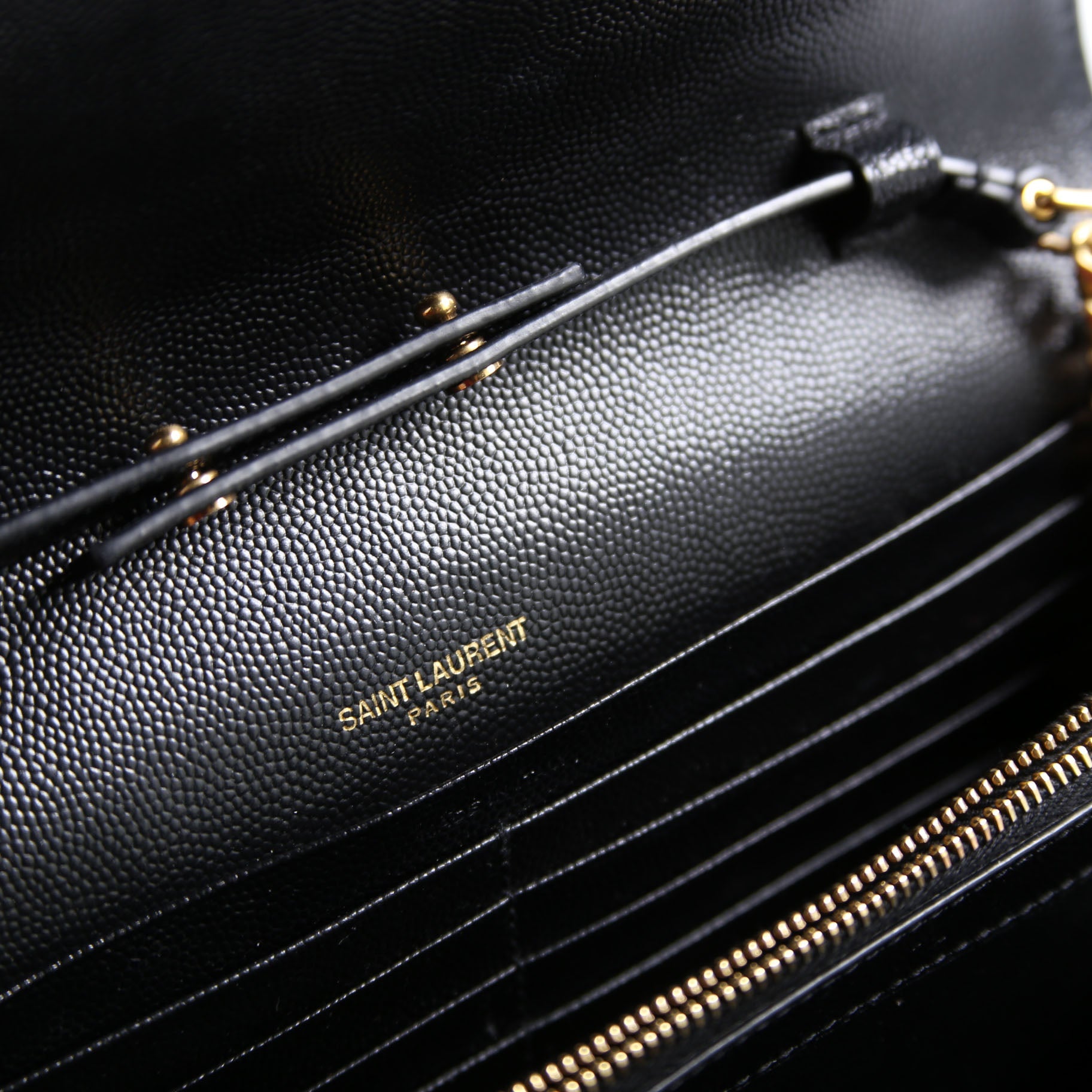 Grain De Chain Wallet 377828 Black